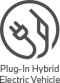 Plug-in Hybrid Elecric Vehicle Logo